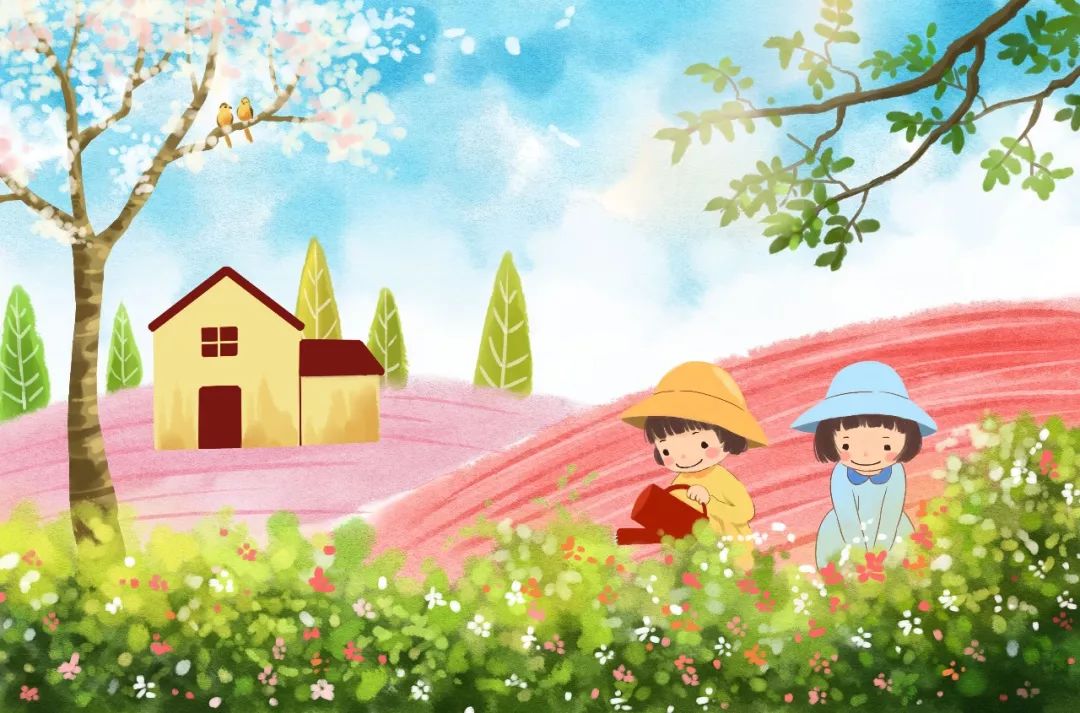 春天的作文配图手抄报,春天的景色描写手抄报