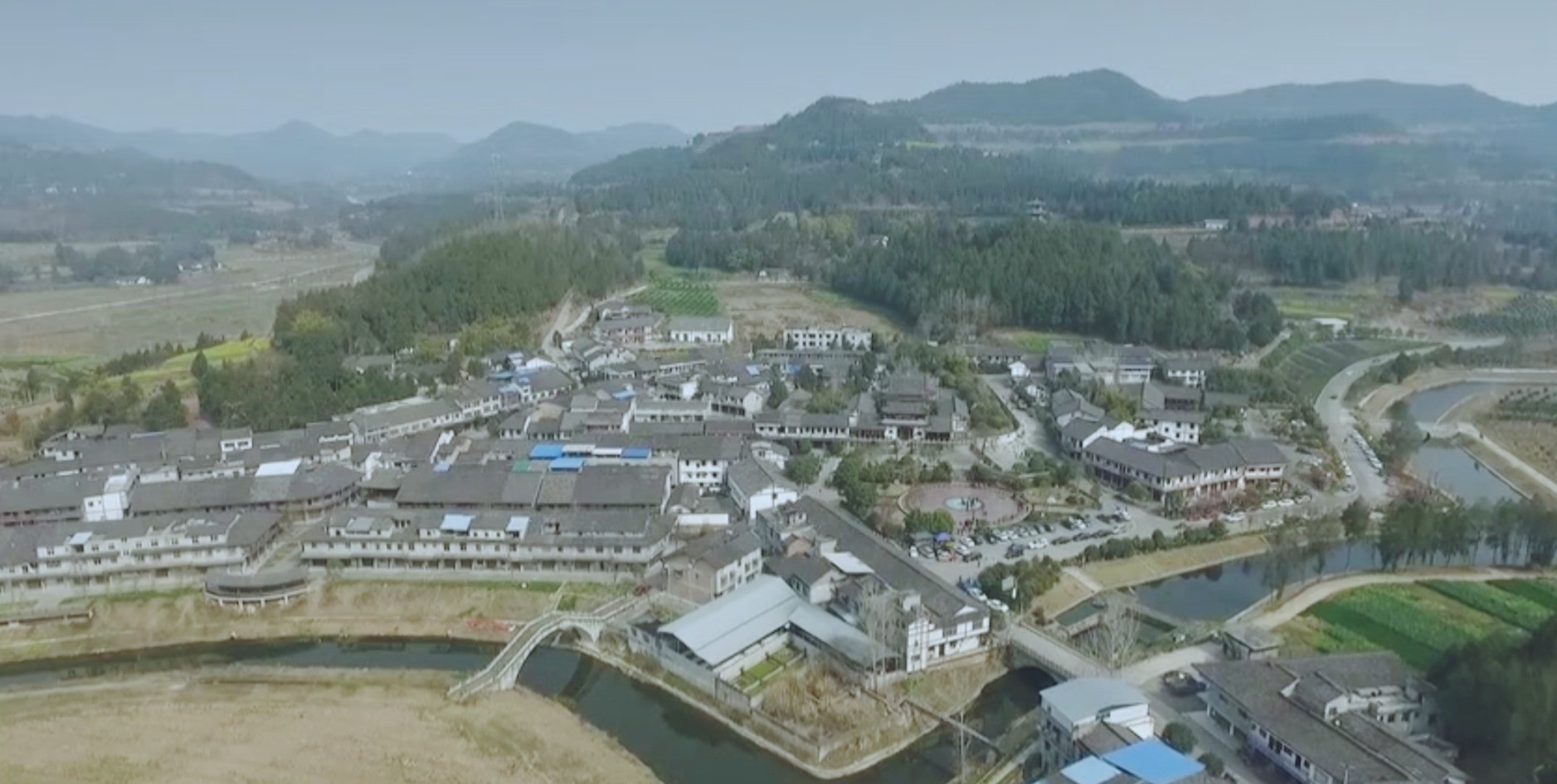 鸟瞰四川阆中袁天罡墓,阆中袁天罡故居讲解