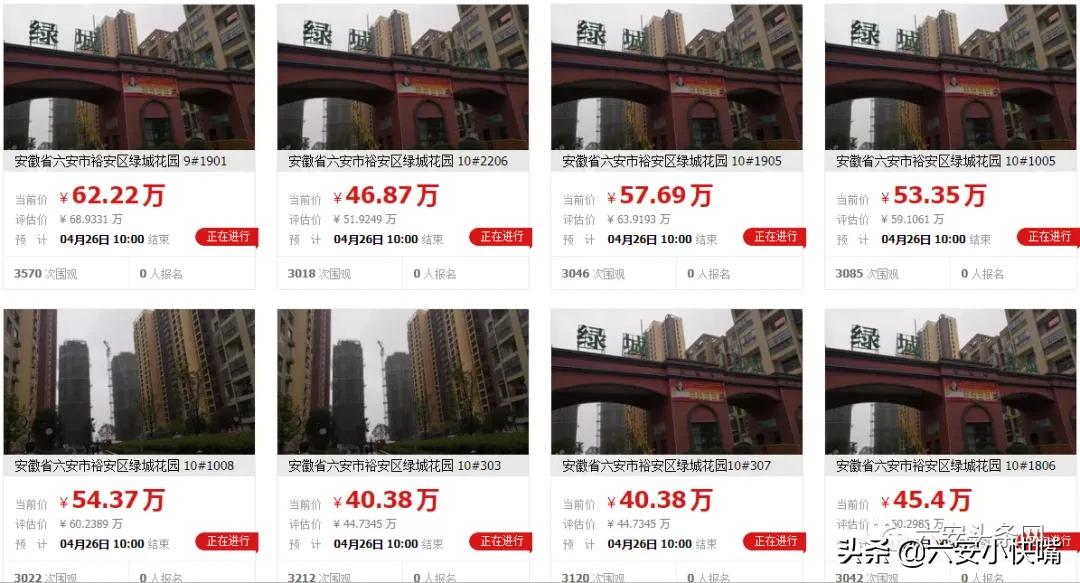 开发商资金链断了,六安房地产拍卖