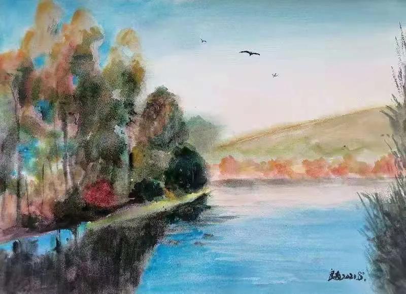 幸福原创绘画作品欣赏,幸福原创画作品