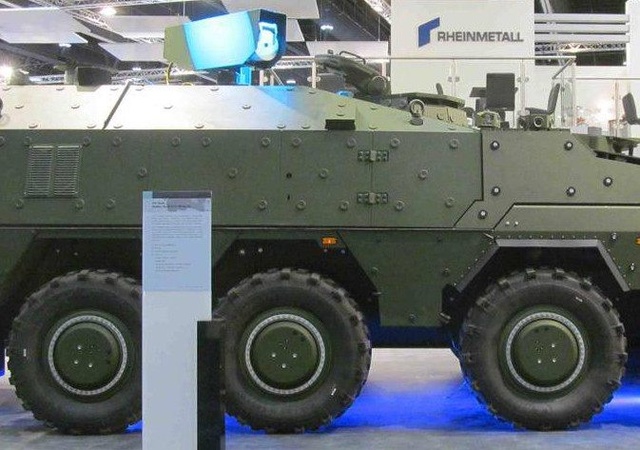 性能强悍的德国拳击手轮式装甲车,德国履带式拳击手装甲车