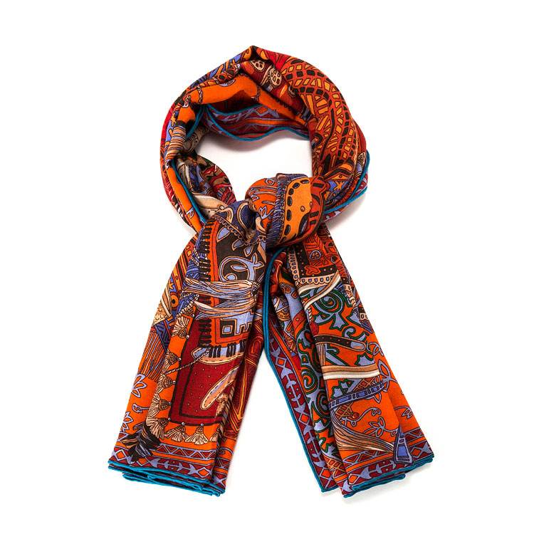 Hermès的成功不是偶然，1000个爱马仕丝巾线长等于地球到月球