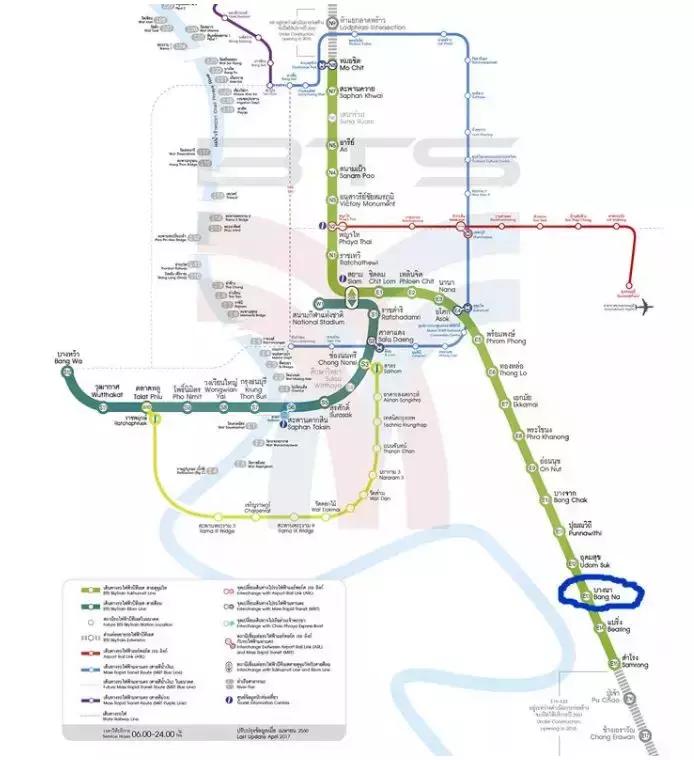 泰国曼谷bangna区,曼谷六大区域