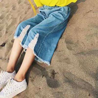 旧牛仔裤怎样改造流苏,家里面的废牛仔裤旧布料利用