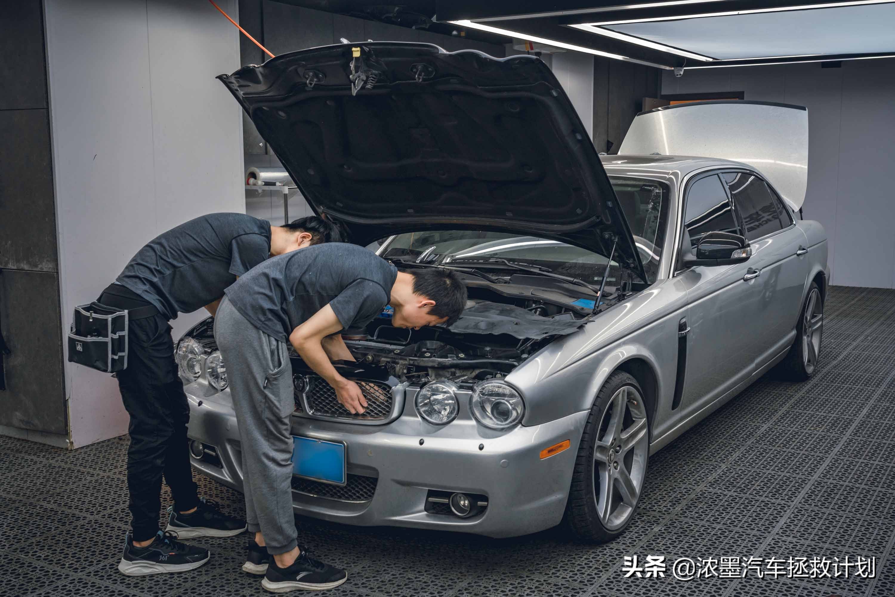 专业维修整备老款捷豹xj系列,老款捷豹xj整备视频