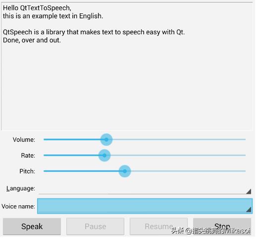 pyqt文字转语音,QT内置语音