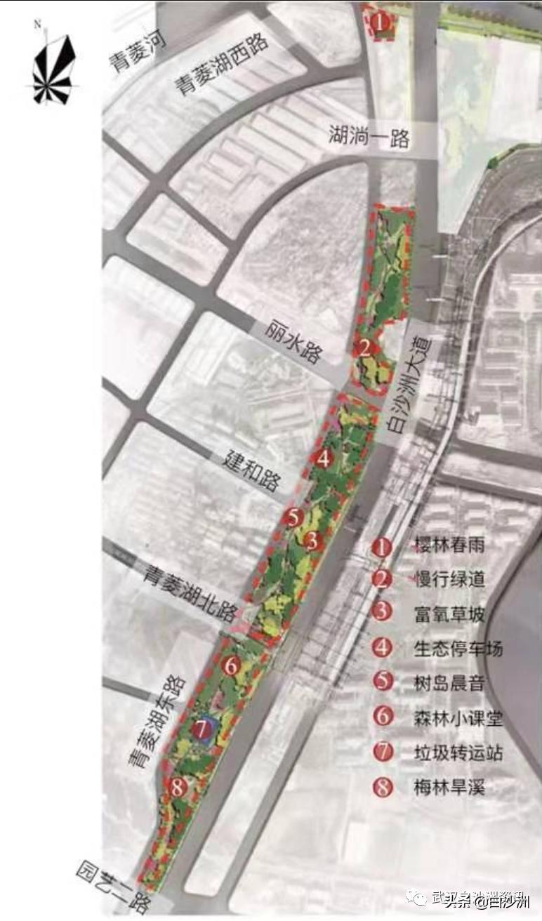 白沙洲绿地最新规划图,白沙洲丽水路规划图