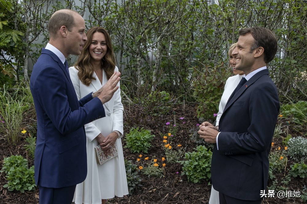 七国峰会女王着装,七国峰会英女王会见各国政要视频