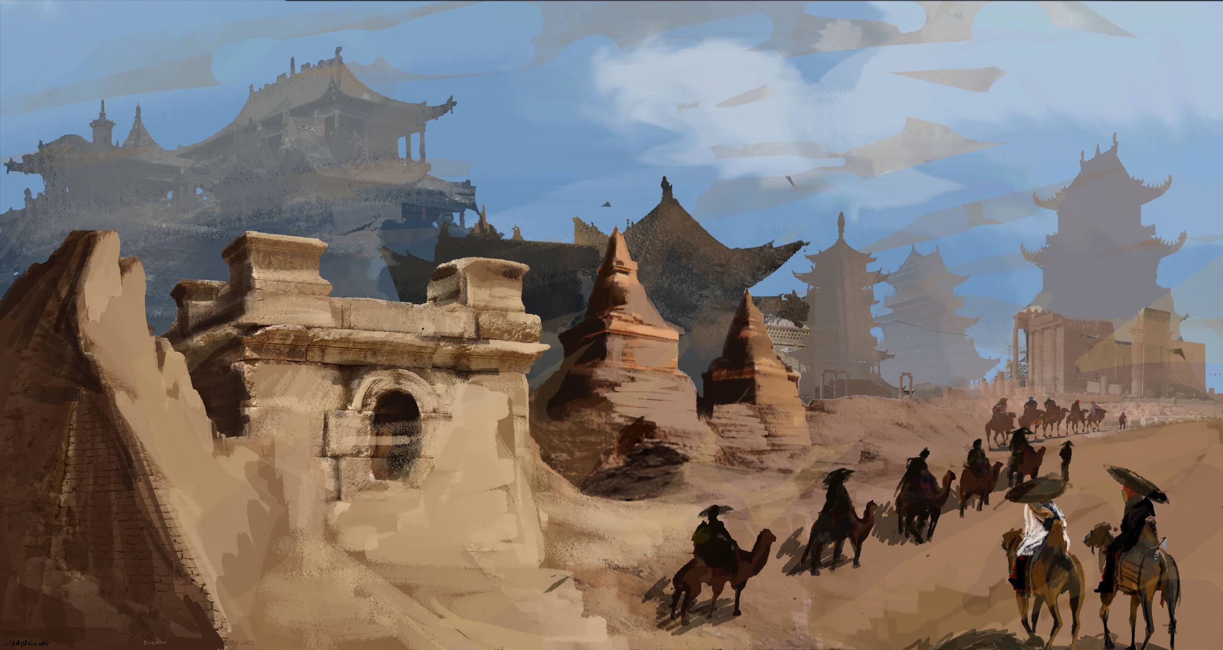 罗布泊楼兰故地地球之耳,若羌地球之眼