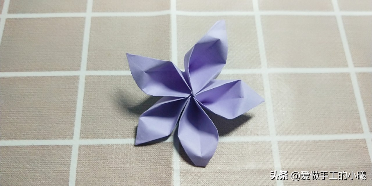 五瓣花折纸简单教程,五瓣花折纸教程视频简单又好看