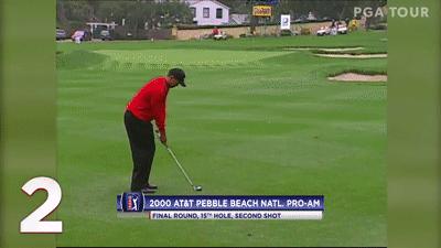 老虎伍兹生涯最佳一杆进洞,2017-2018赛季十佳球