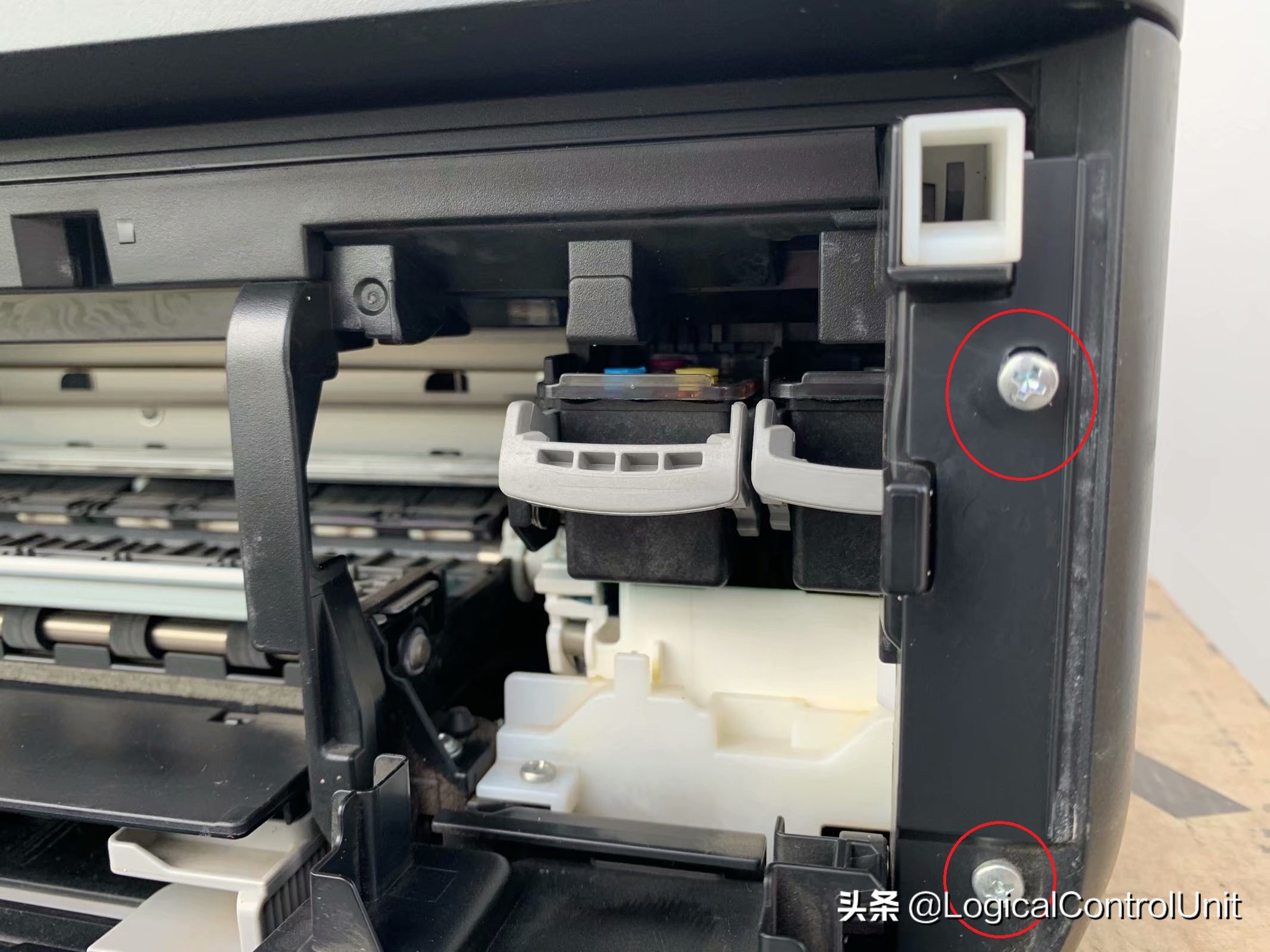 佳能彩色复印机拆机视频,佳能mx378打印机废墨仓拆卸