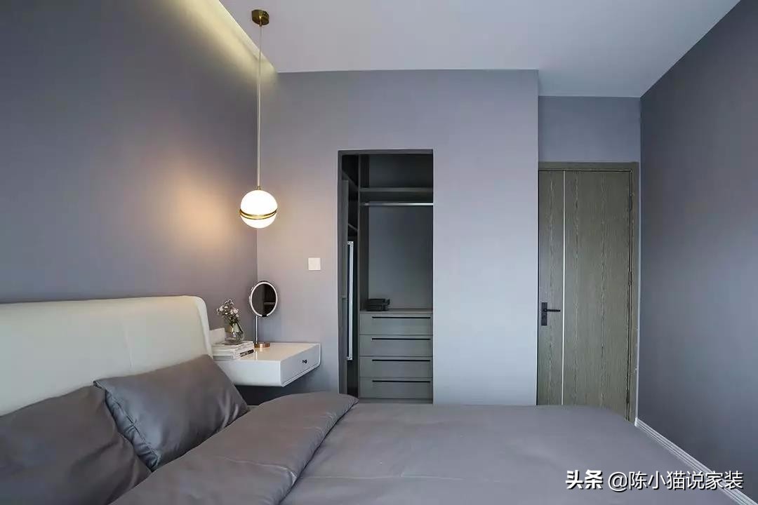 23万打造轻奢风，连电视墙都是定制柜，子母门玄关堪比衣帽间