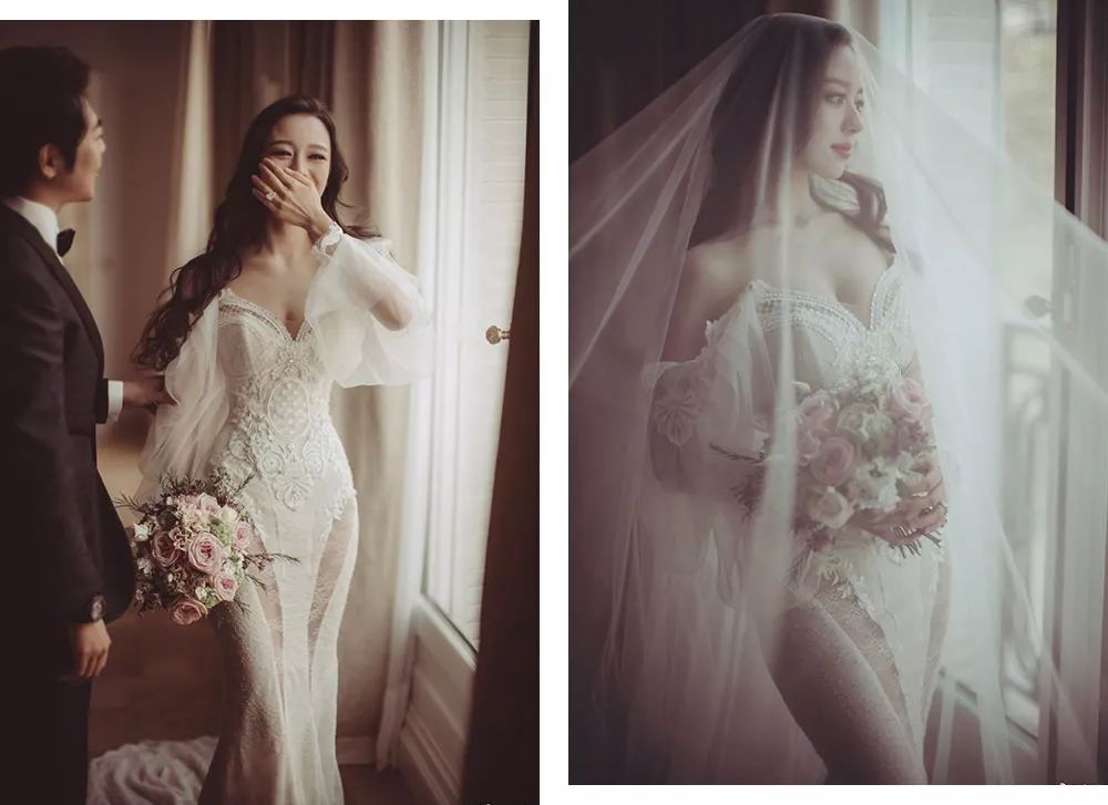 昆凌结婚穿的婚纱真的好大气,唐嫣昆凌婚纱