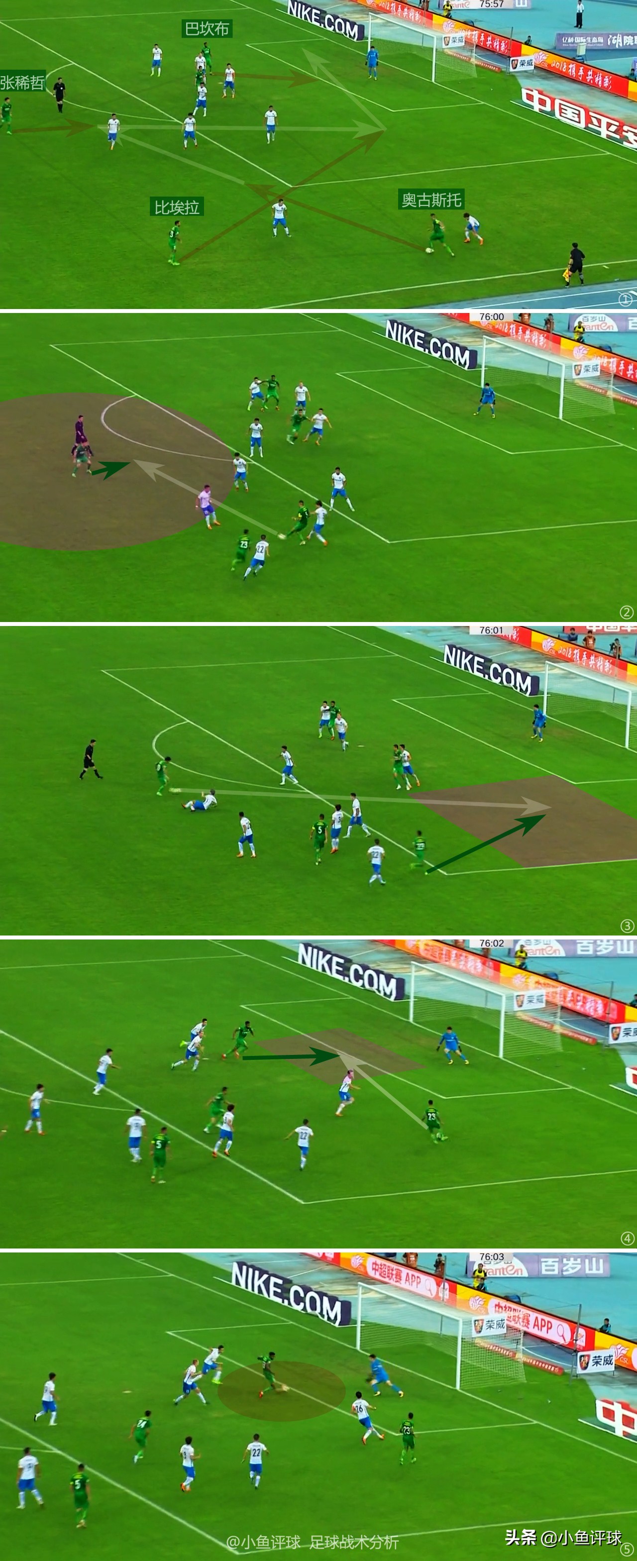 国安经典配合,国安赛季十大精彩进球