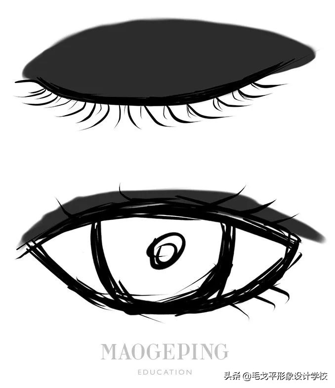 单眼皮不画眼线只画眼影好看吗,为何同样是单眼皮