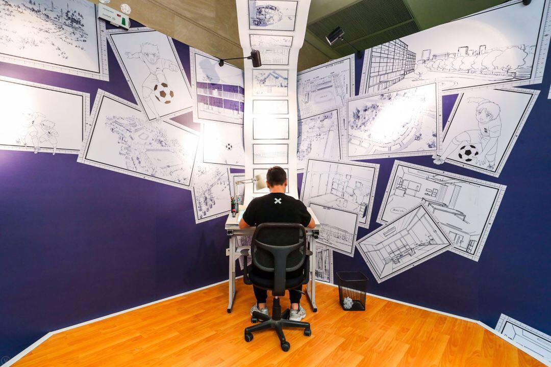 一群足球少年齐聚上海,80后都把他们当偶像|队长小翼上海首展