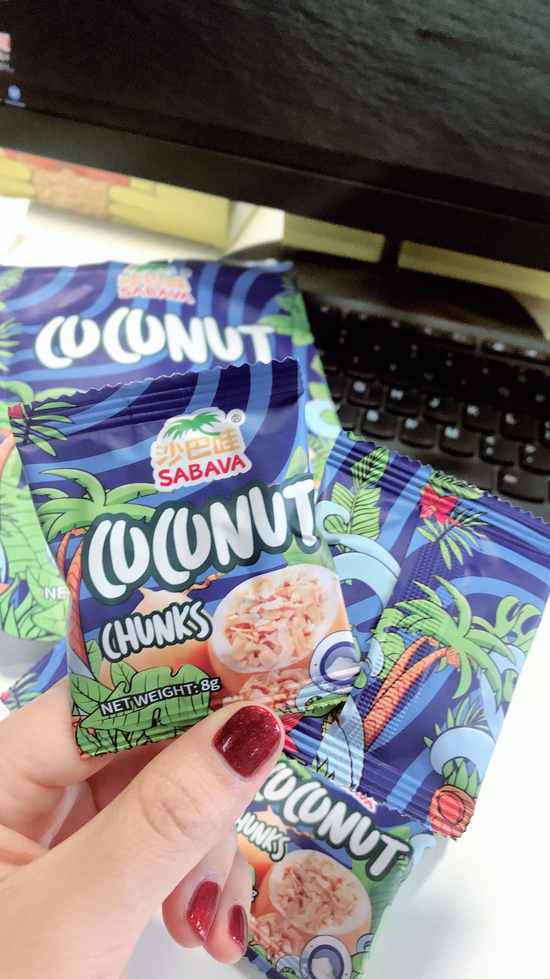 不甜的椰子脆块推荐,沙巴哇椰子脆片吃法