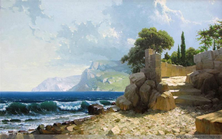 俄残荷罗斯油画风景70幅,俄罗斯画家的油画如诗如画美极了