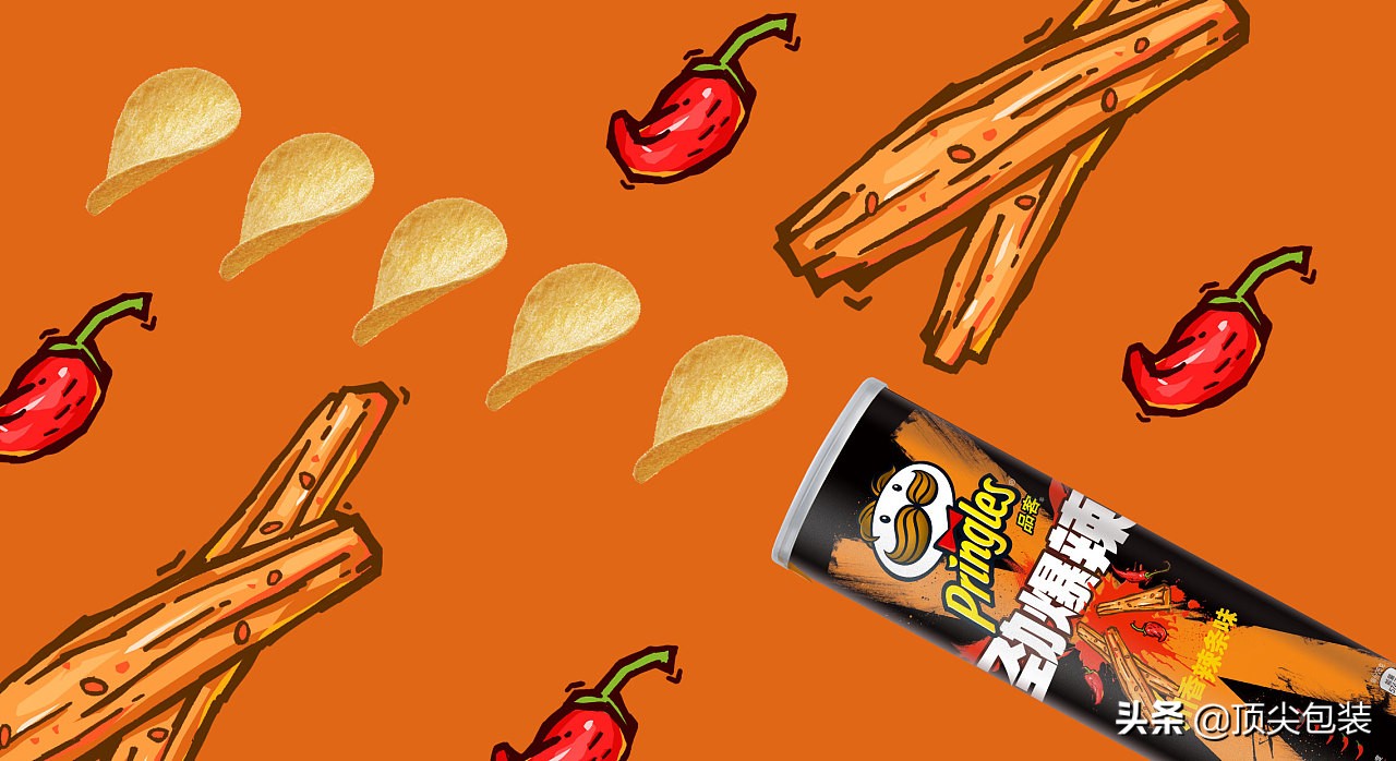 品客薯片配料表图片,品客薯片劲爆辣包