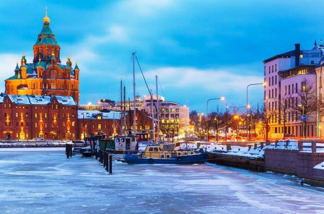 芬兰的冰雪森林,芬兰的北欧风光