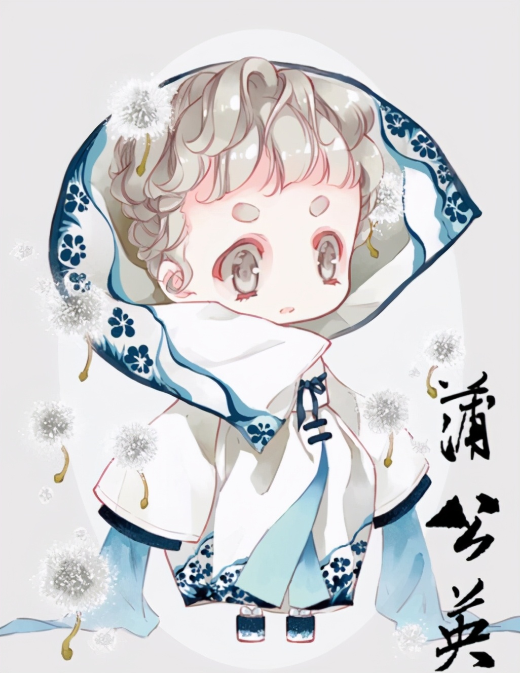 q版少女花朵拟人,花朵拟人q版角色