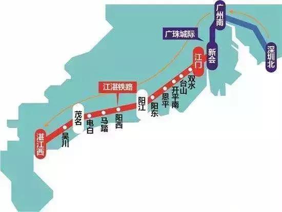 中国高铁游,深湛高铁湛江国际机场站