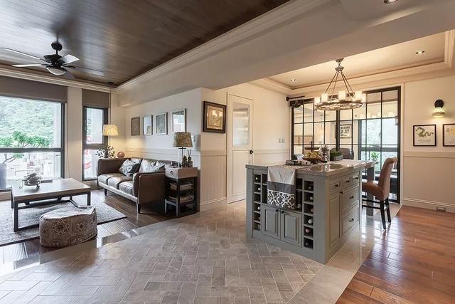 海归设计师晒126㎡轻奢美式，网友：这才是地道美式该有的派头