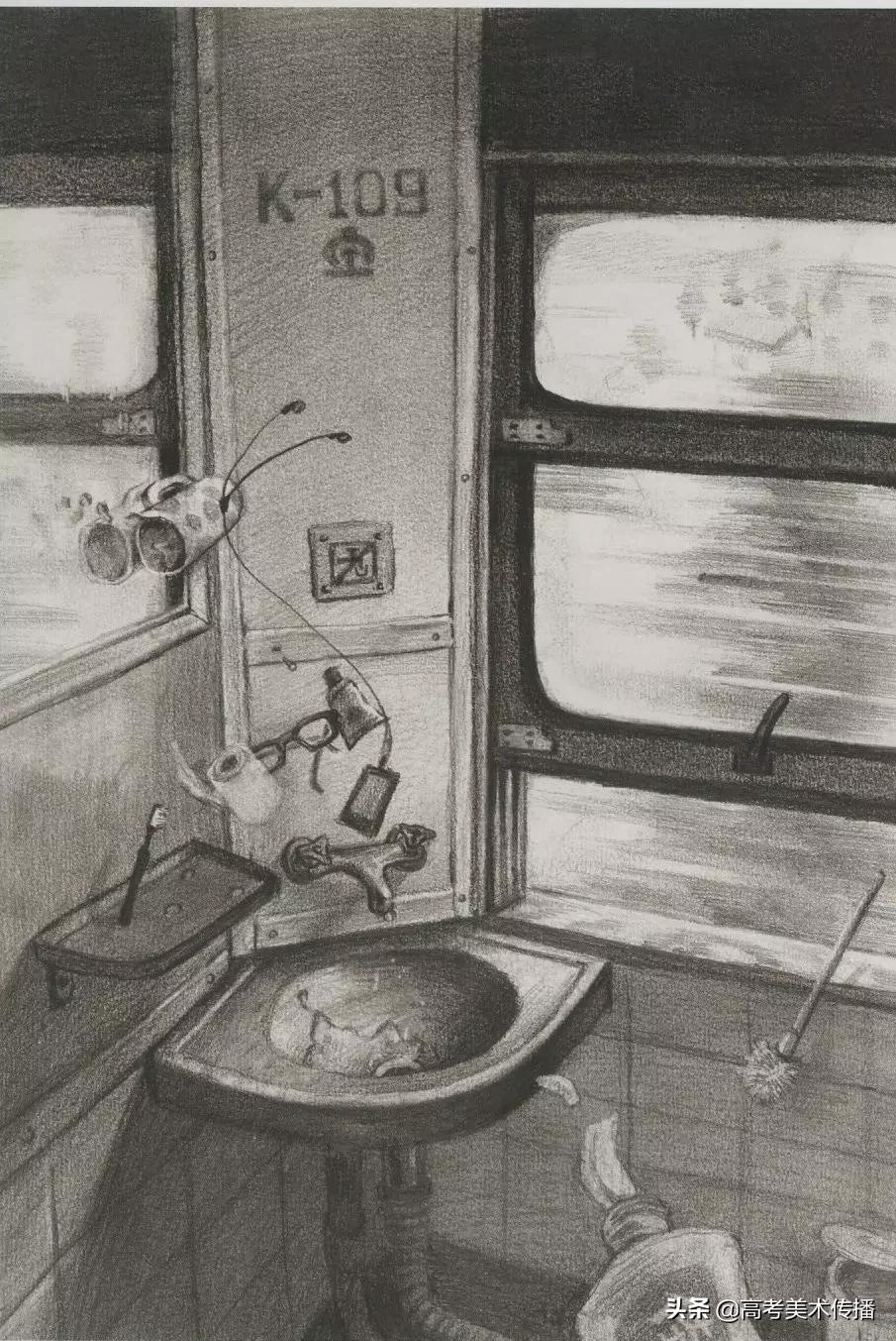 清华美院设计高分卷图,清华美院造型高分卷