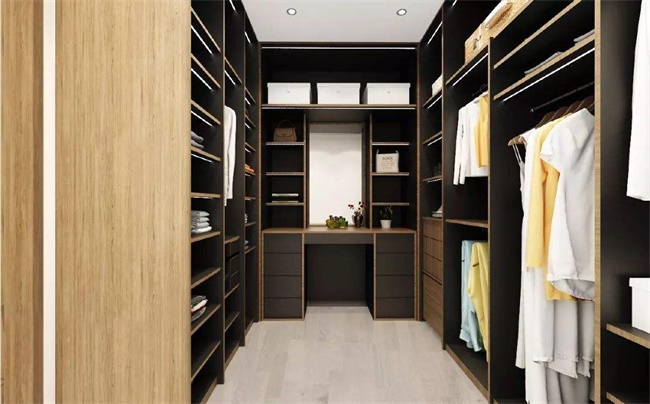 珠海衣帽间装修效果图,港式风格装修效果图卧室衣帽间