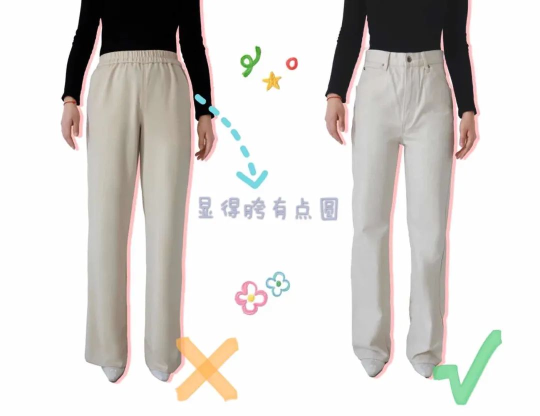 梨形身材胯大腿粗适合的裤子,梨形身材高腰裤子推荐秋冬季