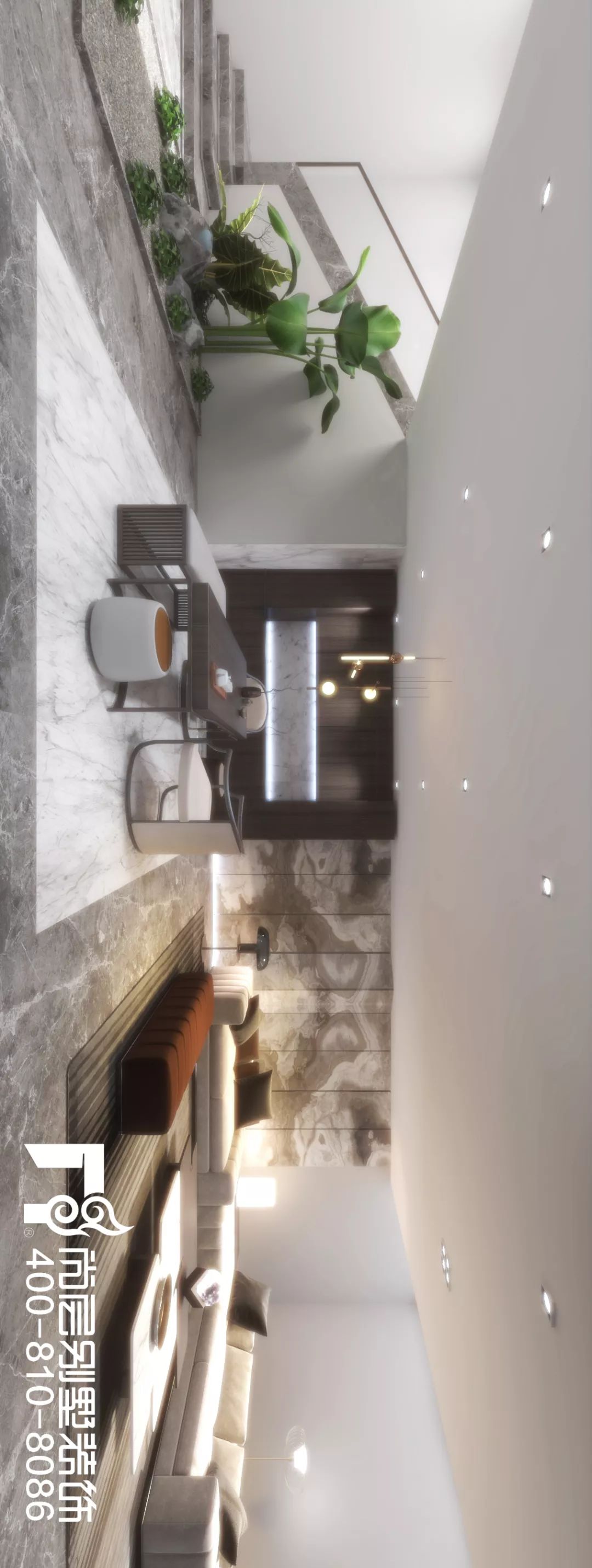 尚层作品万科高尔夫570㎡，现代美式清雅风