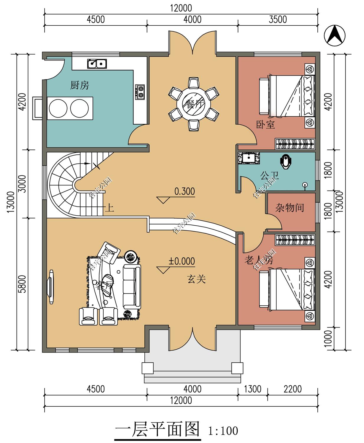 农村自建二层别墅图纸求推荐,1000套农村自建房图纸分享