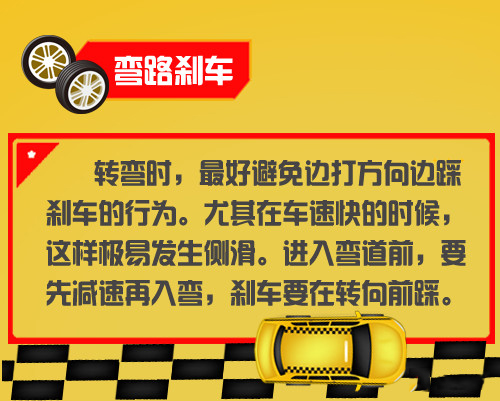 点刹车口诀图解,弯路刹车技巧口诀