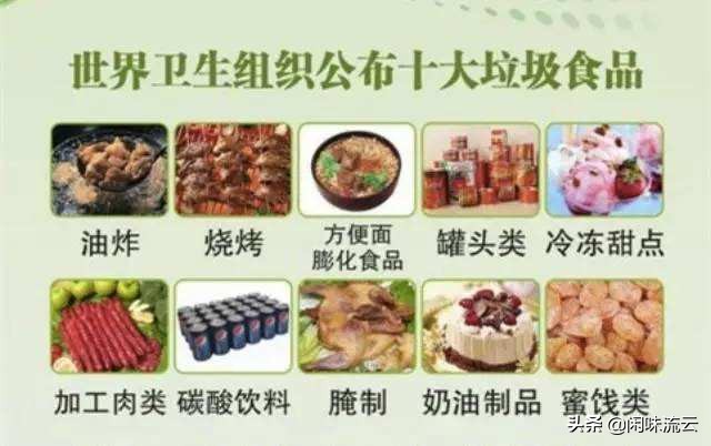 十大垃圾食品是真的还是假的,十大垃圾食品竟然是假的