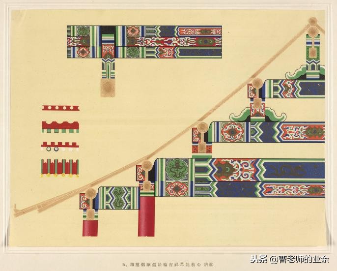古建筑装饰彩画图片大全,古建彩画图案大全