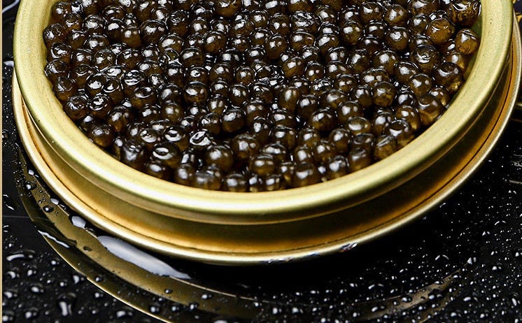 顶级鲟鱼鱼子酱测评,鲟鱼高端鱼子酱