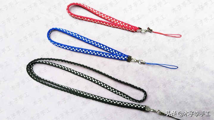 方形盘编器编手机挂绳,盘编手机挂绳编织教程