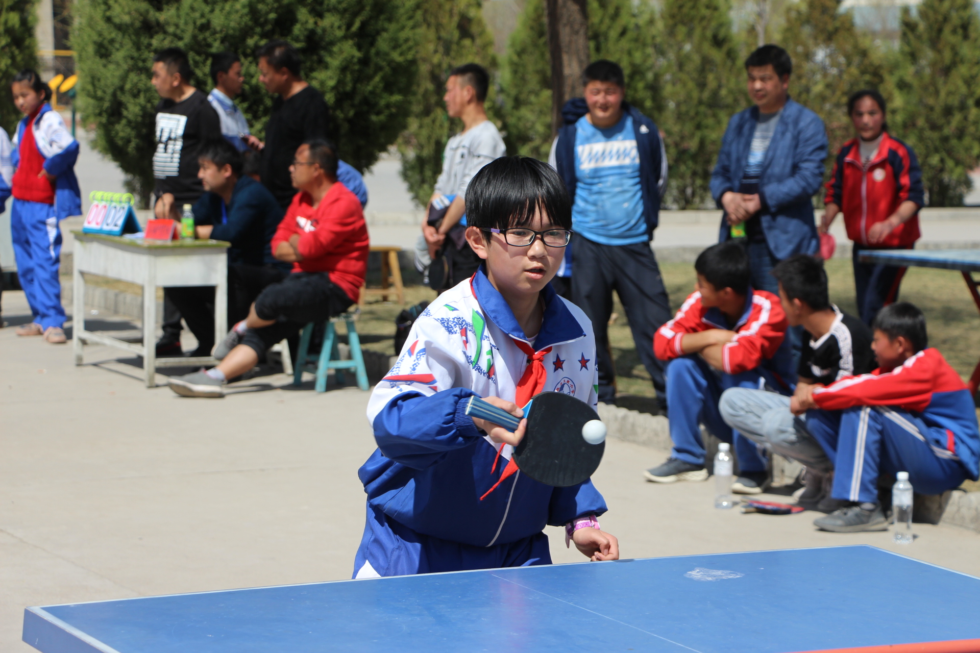 和政县举办中小学生乒乓球、一分钟跳绳比赛