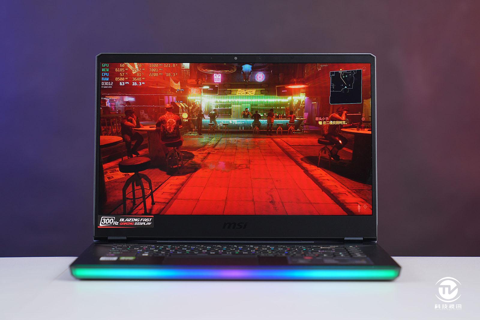 微星游戏本ge63评测,显卡直连可以提升多少性能