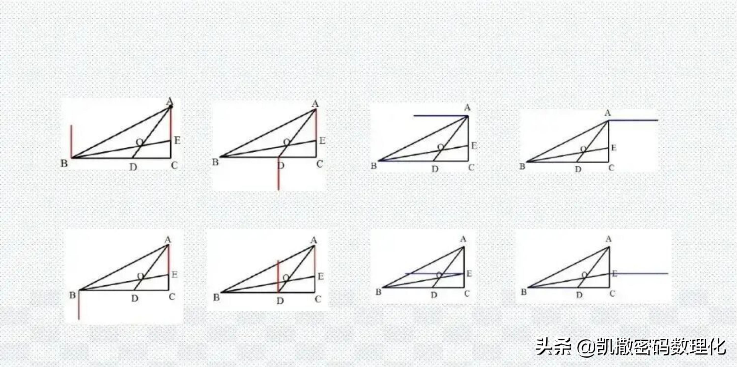 熬了整整七夜！终于把初中数学1-6册几何模型浓缩成70张高清大图