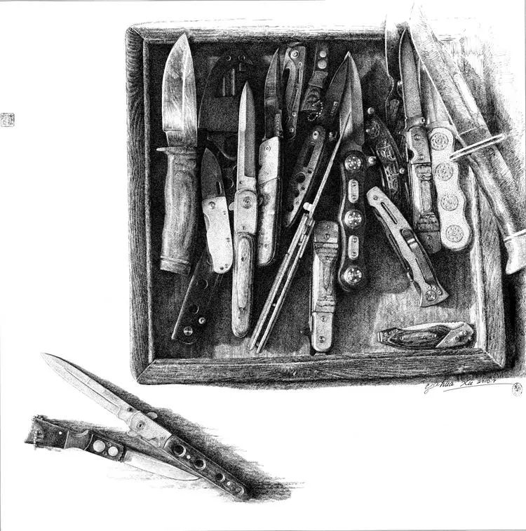 中国十大写实钢笔画作品,中国公认最漂亮钢笔字行草