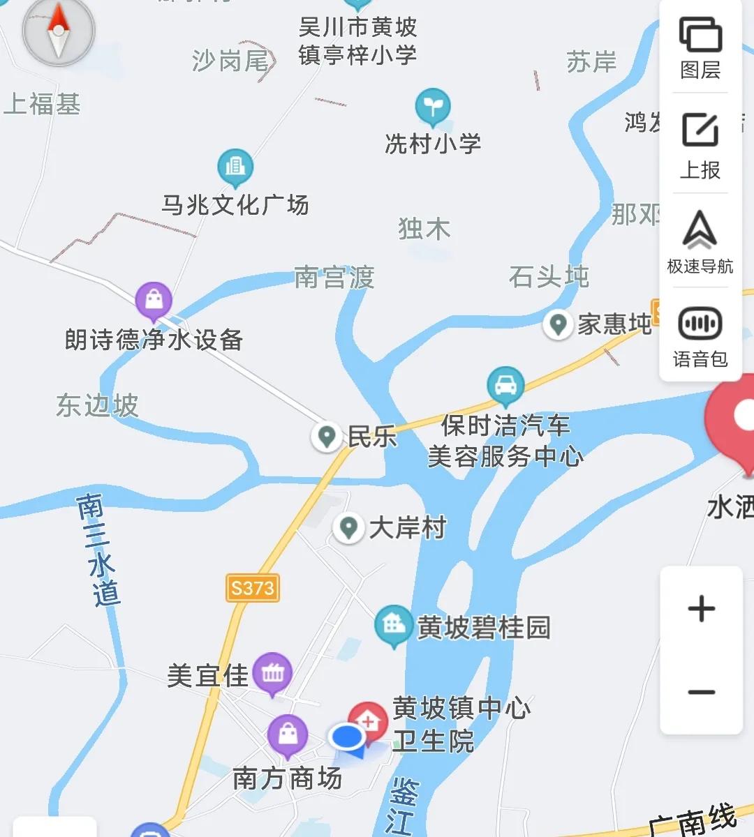 吴川振文泗岸“泗水”及黄坡大岸村三江口