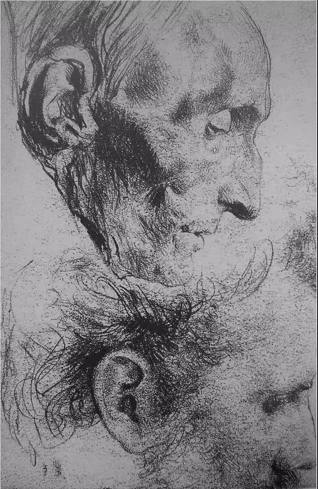 门采尔风景速写高清大图,速写临摹大师作品