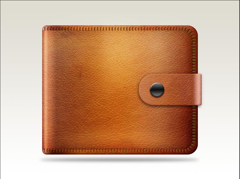 钱包ps制作,用素描制作的小钱包
