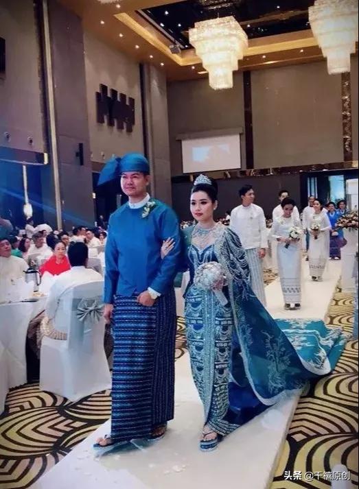 缅甸皇室珠宝,缅甸土豪结婚新娘首饰