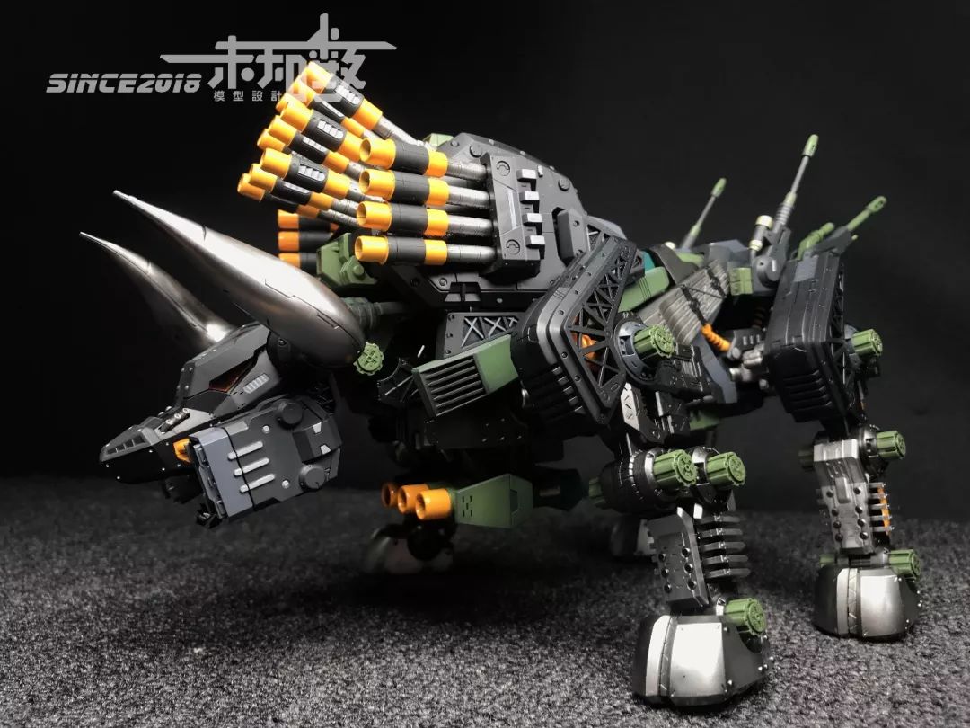 索斯机械兽长牙虎涂装,索斯机兽拼装视频合集