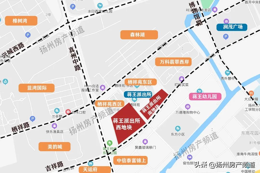 扬州万元地块图,扬州二城地块房价