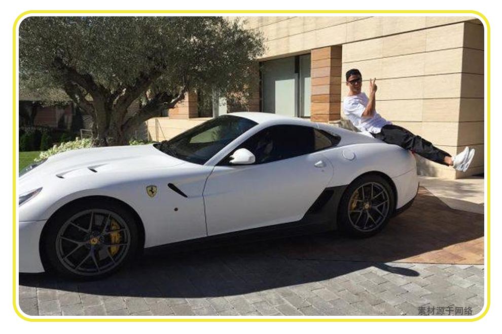 Carry全场的C罗有多豪？20辆豪车挤爆车库，3辆布拉迪总价过亿