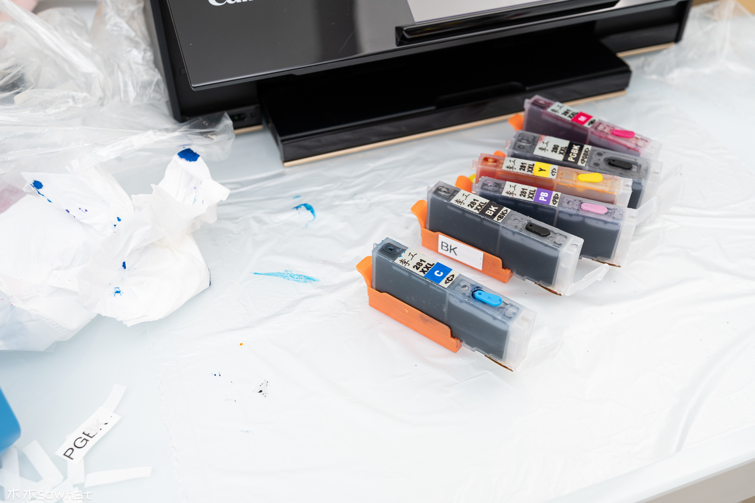 佳能ts9120换墨盒,佳能ts7720怎么换墨盒